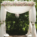 The Pavilion | 10ft Heavy-Duty Adjustable Ceremony Canopy & Chuppah Backdrop Stand