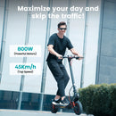 The Urban Liberator | i10 Pro 800W Electric Scooter with 48V 15Ah Long-Range Battery