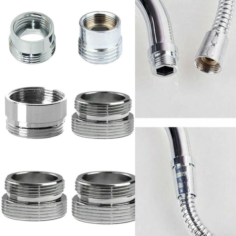 Faucet Aerator Connector Tap Metal Adaptor Thread Water Saving Kitchen Tap Aerator Connector Bathroom Accessories