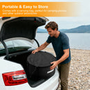 Wood Burning Firepit,Large Stainless Steel Smokeless Fire Pit with Carry Bag,Outdoor Camping Firewood Burner Stove