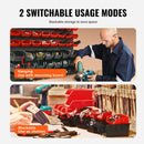 SucceBuy 48pcs Parts Storage Bins Wall Mounted Garage Containers with Wall Panels Tool Organizer for Nuts Bolts Screws Nails