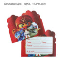 Ninja Them Birthday Party Decorations Kids Disposable Tableware Popcorn Paper Plates Balloons Cup For Boys Baby Shower Supplies