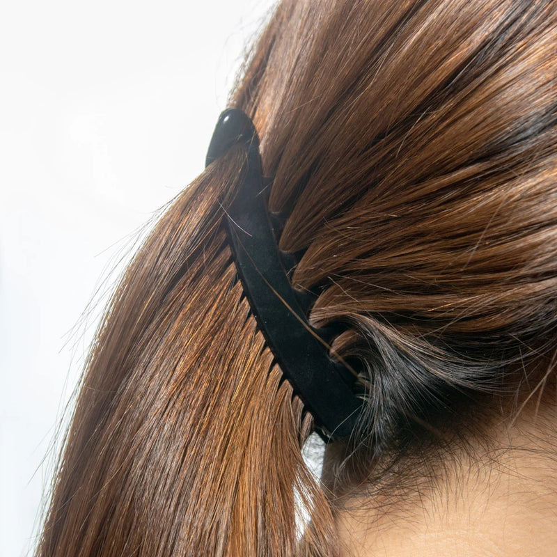 1pc Korean Banana Hair Clips Ponytail Clip Black Hair Claw Hairpins Barrettes Clamp Pony Tail Holder Headwear Hair Accessories