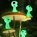 10pcs Luminous Ghost Micro Landscape Accessories Outdoor Miniature Decor Glow in Dark Tree Elves Fairy Garden Decoration