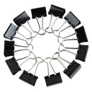 Metal Binder Clips Assorted Sizes File Classification Tail Clip Stable Paper Clip for Business Office School Family Supplies