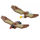 Figures Animal Building Block MOC City Goat Sheep Eagle Owl Panda Parrot Seagull Penguin Zoo Fram Accessories Bricks Toy Gift