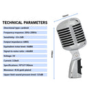 LEUS LAC50 - 55SH Professional Wired Vintage Classic Microphone Dynamic Vocal Mic Microphone For Live Performance Karaoke