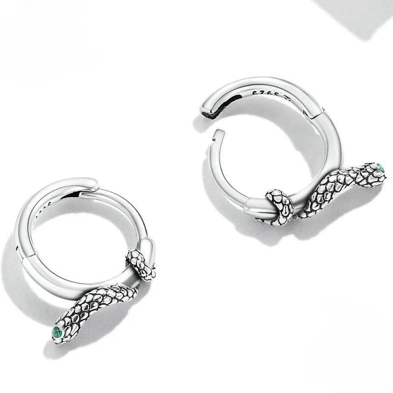 REETI 925 Sterling Silver Earrings snake Earring Creative Hot Sexy Jewelry For Women Gift Customized
