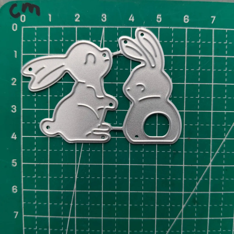 Easter Rabbit Scrapbooking Die Cut Carbon Steel Mold DIY Greeting Card Making Embossed Template Crafts Cutting Dies New Arrivals