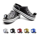 1Pcs NEW Waterproof Shoe Light Outdoor Camping Charms Adult Kids Shoe Decoration Headlights for Accessories