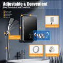 6500W Electric Water Heater Fast Heating 86-131℉ Thermostat Function Shower Kitchen Instant Heating Water Heater High Safety