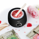 200CC Wachswärmer Haarentfernungsgerät Für Hand Fuß Körper SPA Epilierer Paraffin Wachstopf + Wachsperlen + Holzstäbchen