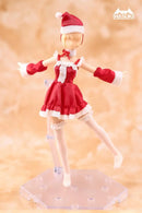 HASUKI 1/12 CS003 Female Soldier Christmas Suit Red Dress Mesh Socks Clothes Bag Set for 6 inches Action Figure Body