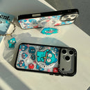 Sanrio Hangyodon Magnetic Holder Magsafe Wireless Charge Cute Cartoon Phone Case For iPhone 17 16 15 14 13 12 11 Pro Max Cover