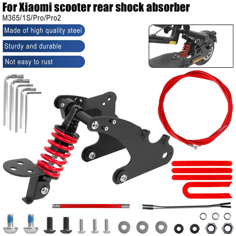 Electric Scooter Rear Suspension Kit for Xiaomi M365 1S pro pro2 Scooter Rear Shock Absorber Shock Absorption Parts Accessories