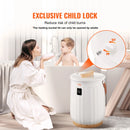 SucceBuy Towel Warmer 20L Large Towel Warmer Bucket with LED Screen Auto Shut Off Child Safety Lock Heat 4-Level Time Adjustable