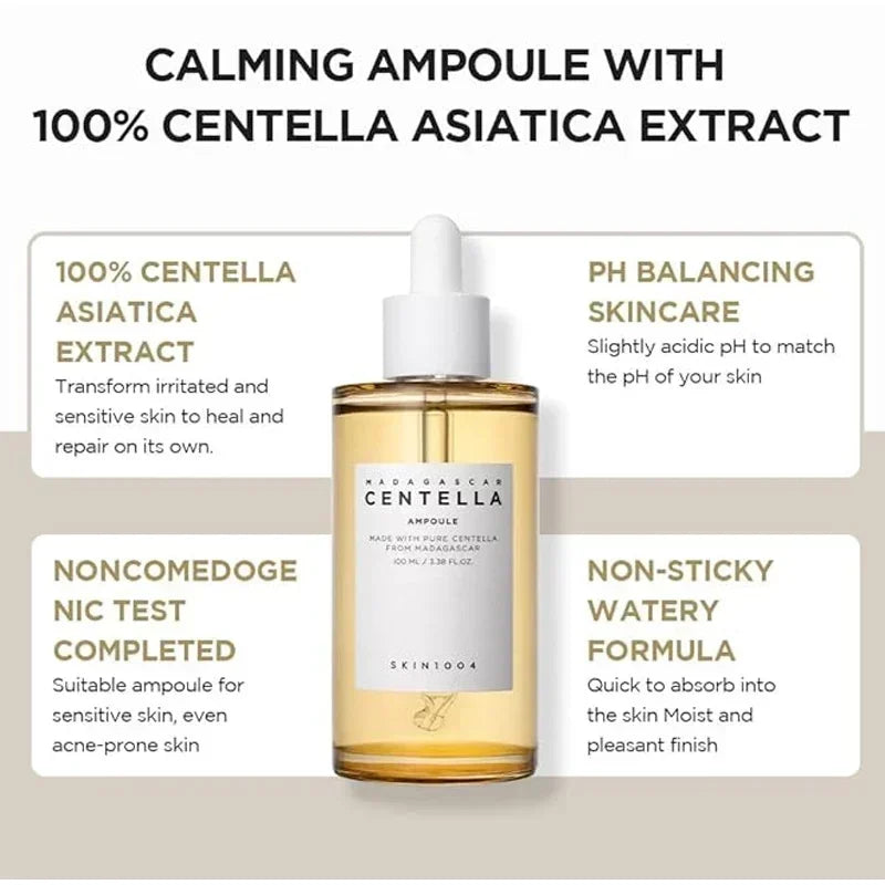 Centella Tone Brightening Capsule Ampoule Face Serum Calming Moisturizing Brightening Hydrating and Soothing Acne Repair Care