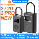 NEW Xiaomi Mijia Portable Air Compressor 2 / 2D /2PRO, Air Pump 2,Smart Digital Tire Pressure Detection Inflator For Car Bicycle