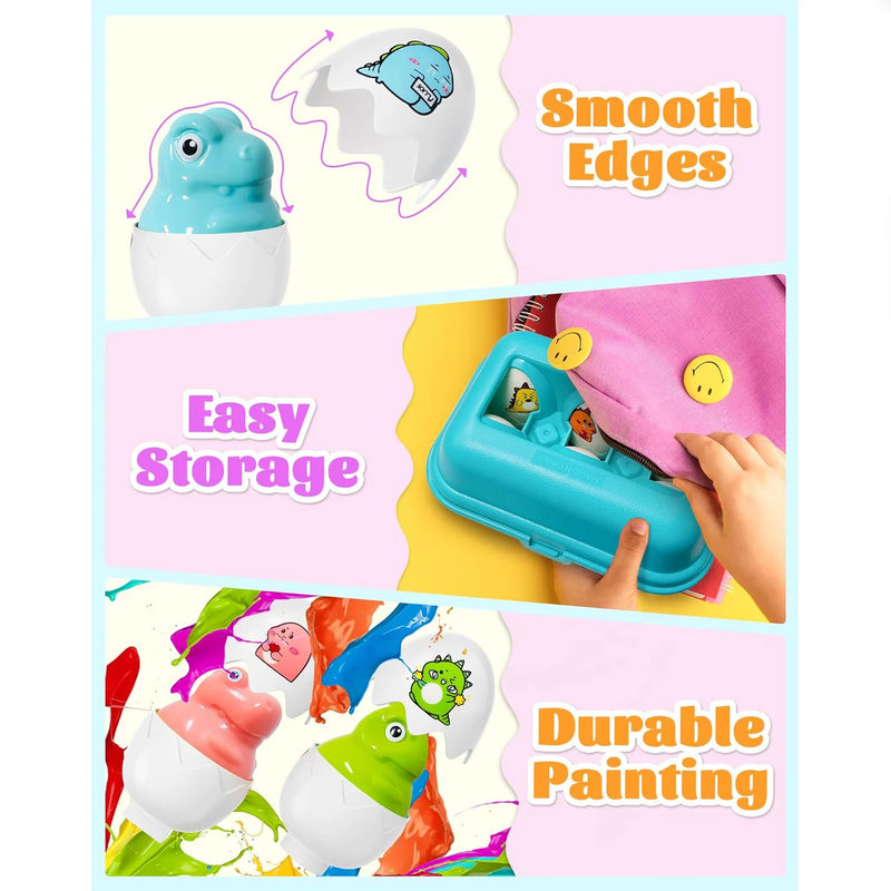 Montessori 3D Eggs Puzzle Toddler Learning Education Math Toys Kids Shape Match Smart Game Easter Gifts for 1 2 3 Year Old