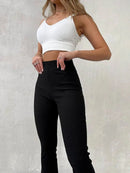 Solid Slim Fit Streetwear Women Pants High Waist Y2k Clothes Pantalones Aesthetic Fashion Trousers Full Length Roupas Femininas