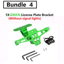 Motorcycle License Plate Holder and LED Turn Signal Light For Yamaha MT07 MT10 For Kawasaki Z750 Z800 For BMW R1200  Accessories