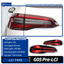 AKD Car Lights for BMW X5 G05 Led Tail Light 2018-2022 G05 Rear Lamp DRL Turn Signal Reverse Automotive Accessories