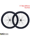 CSC Carbon Wheels 700C Cyclocross Gravel Bike T800 Carbon Wheelset Road Disc Brake Center Lock 35/38/40/45/50/58/60mm deep