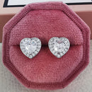 2026 Pink Silver Color Zircon Stud Earrings For Women Earing Girl Party Gift 1 dollar items Gothic freeshipping y2k Jewelry Z7