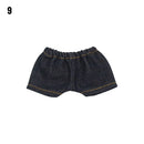 10CM Doll Clothes Fashion Tops Denim Jacket Casual Wears Jeans Pants For 1/12 Dolls Clothes Accessories Kids Toys