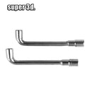 Rohrsteckschlüssel L-förmig 6 mm 7 mm Perforierter Winkel 7-förmig Sechskant-Doppelkopf-Reparaturwerkzeuge für 3D-Drucker MK8/E3D Düse