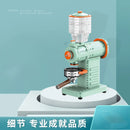 Simulation of modern coffee machine building blocks bread machine  puzzle assembly toy decoration retro nostalgia
