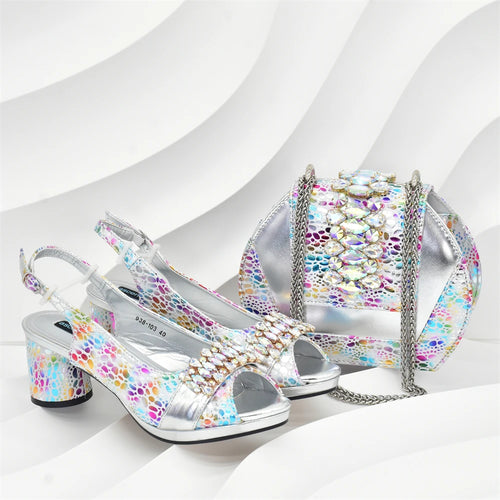 The Marashi Set | Rhinestone Statement Necklace and Earring Collection