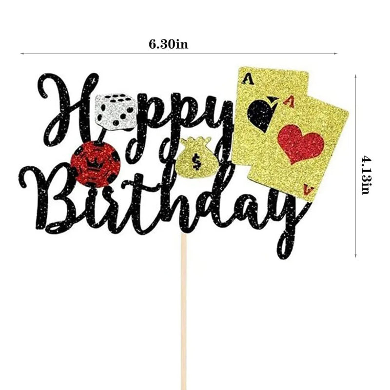 Casino Table Runner Decor Las Vegas Table Cover Poker Night Themed Table Decoration Casino Playing Card Birthday Party Supplies