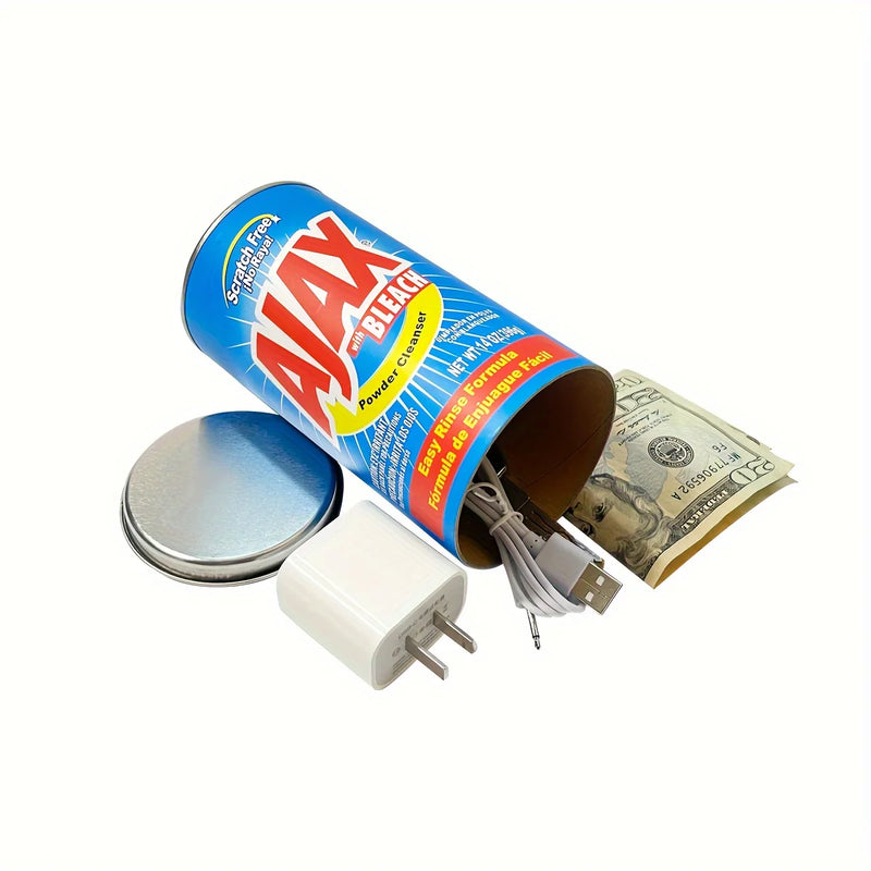 Ajax  Cans can Stash  Diversion Safe with Huge Hidden Compartment for Cash and Valuables and Keys