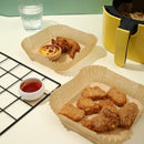 100Pcs Air Fryer Paper Oil Proof Isolation Paper Tray Disposable Non Stick Baking Pad Convenient And Durable Air Fryer Square