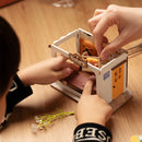 Rolife Miniature Doll House  Food Box Shop DIY Miniature House Kit Diorama House Building Set with LED Room