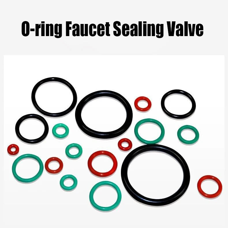 Rubber O Ring Set Gaskets Seal Nitrile Rubber Bands High Pressure O-Rings NBR VMQ FKM Corrosion Oil Resist Sealing Washer Kit