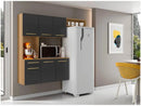 Compact Kitchen Aramóveis Carol with Counter 6 Doors 1 Drawer