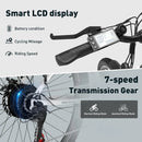 HITWAY Electric bike, 28 electric bikes, city e-bike with removable battery 36V 12Ah, motor 250W, 7 speeds