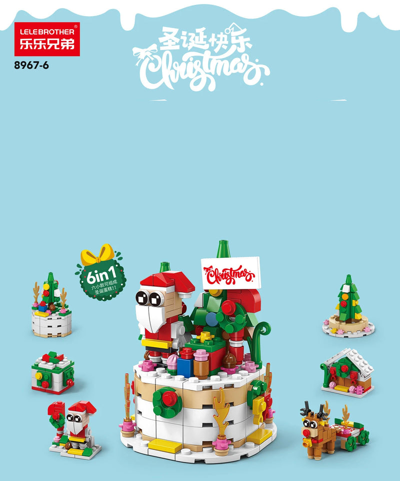 Christmas Village Building Set Tree House Mini Bricks Building Blocks Toys for Children Girls 7 to 10 Year Adults Block Boy Gift