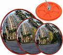 Convex Mirror Road Traffic Safety Mirror Unbreakable 130 Degree Wide Angle Blind Spot Car Parking Security Curved +Bracket Screw