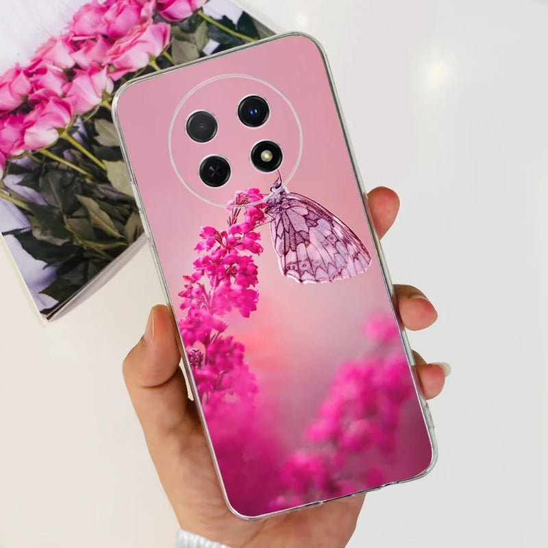 For Cover Huawei Nova Y91 Phone Case STG-LX1 STG-LX2 Silicone Transparent Capa Soft Coque For Huawei Nova Y91 Y 91 NovaY91 Funda