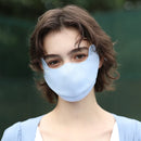 OhSunny Mask Sun Protection Cool Feeling Lining Anti-UV UPF 50+ Outdoor Open Mouth Breathable Facial Sun-proof Cover Unisex