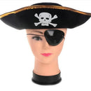 Totenkopf-Druck Kinder/Erwachsene Piratenhut Cosplay Kostüm Mütze Halloween Maskerade Party Auftritt Piratenkapitänsmütze Requisiten
