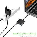 USB-C-Hub zu HDMI-kompatiblem Adapter OTG Thunderbolt 3 Dock mit USB 3.0 PD für MacBook Pro/Air M1 ThinkPad