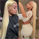 Blonde 613 HD Lace Closure Front Wigs 13x6 Hd Lace Frontal Human Hair Wig Bone Straight Honey Colored Human Hair for Black Women