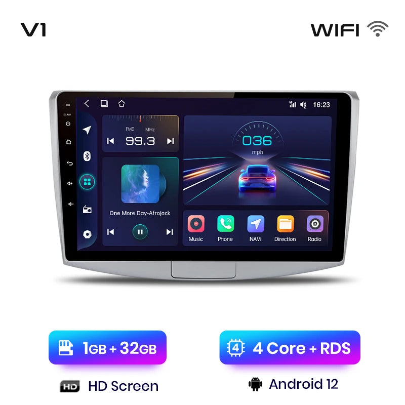 Junsun V1 AI Voice Wireless CarPlay Android Auto Radio for VW Passat B6 B7 CC 2010 - 2015 4G Car Multimedia GPS 2din autoradio