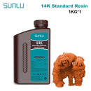 SUNLU 14K High Precision Resin 405nm UV Resin 1KG For LCD 3D Printer Material For Fast Curing  405nm UV Photopolymer Resin