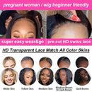 The Cascade | 44-Inch HD Lace Front Wig in Bone Straight