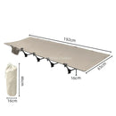 Camping Cot Portable Folding Bed Ultralight Aluminum Alloy Sleeping Cot for Outdoor Hiking Backpacking Travel
